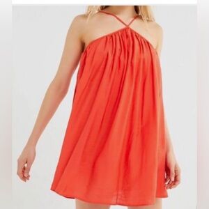 Urban Outfitters orange romper